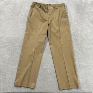 Dockers D3 Iron Free Khaki Pants Men 34 x 32 Tan Classic Fit Formal Workwear